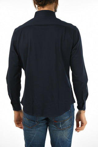 ID Bird's Eye Stretch Cotton Shirt