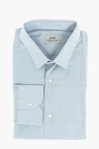 CC COLLECTION Pin Check SARTORIALE Cotton Shirt