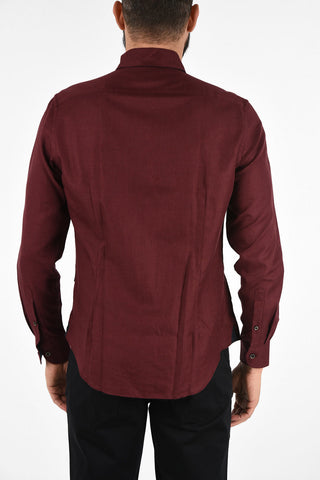 ID Standard Collar Twill Cotton Shirt