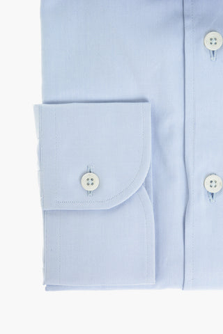 Twill Cotton Shirt with Standard Collar