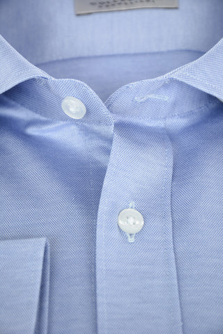 CC COLLECTION Standard Collar Stretch Cotton Shirt