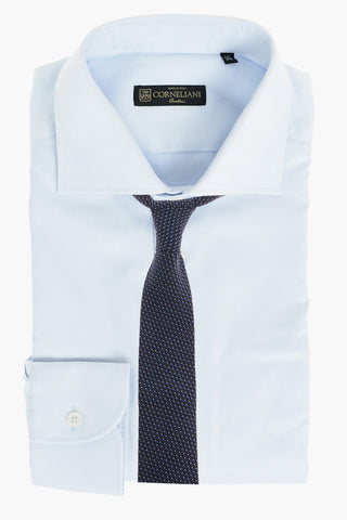 Standard Collar Twill Cotton Shirt