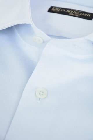 Standard Collar Twill Cotton Shirt