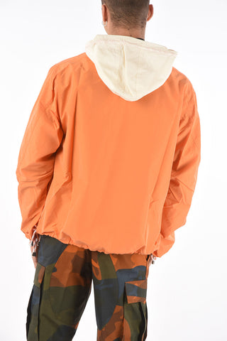 Hooded HERON Windbreaker with Maxi Front Pocket