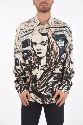 RAYMOND PETTIBON Printed Silk Shirt