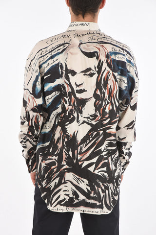 RAYMOND PETTIBON Printed Silk Shirt