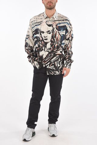 RAYMOND PETTIBON Printed Silk Shirt