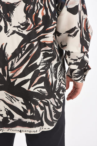 RAYMOND PETTIBON Printed Silk Shirt