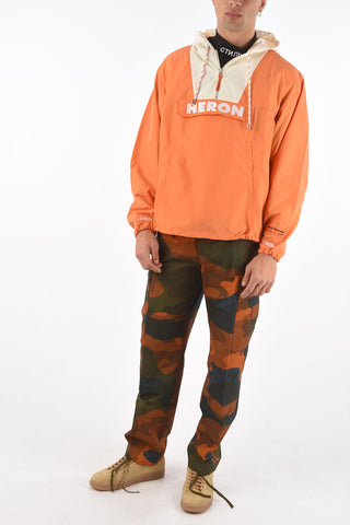 Hooded HERON Windbreaker with Maxi Front Pocket