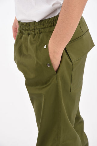 GENIUS 2 Relaxed fit Mid-rise Trousers with Logo Patch 24 cm