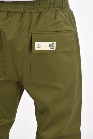GENIUS 2 Relaxed fit Mid-rise Trousers with Logo Patch 24 cm