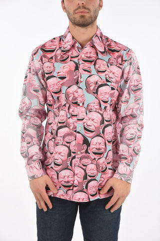 SHIRT cotton YUE MINJUN shirt with breast pocket