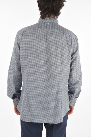 ID Camicia in Cotone con Motivo Geometrico