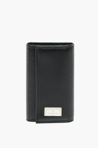 Leather Key Case with Logo