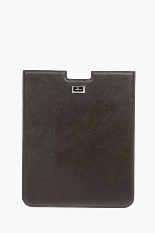 Leather Tablet Holder with Logo
