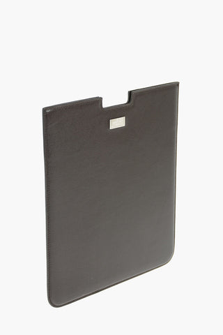 Leather Tablet Holder with Logo