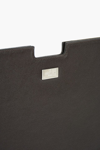 Leather Tablet Holder with Logo