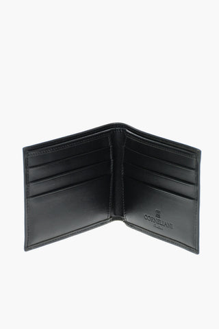 Logoed Leather Wallet with Card Pockets