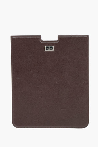 Leather Tablet Holder with Logo