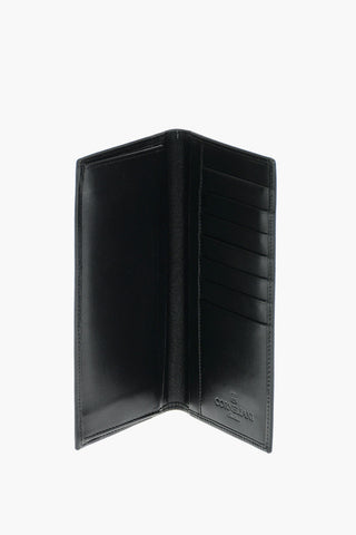 Logoed Leather Wallet with Card Pockets