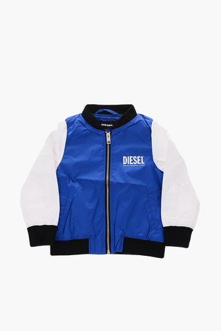2 pockets nylon JERNY 19 OS bomber with zip closure