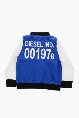 2 pockets nylon JERNY 19 OS bomber with zip closure
