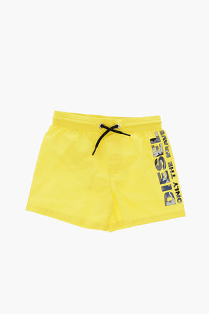 logo printed solid color MBXDORRY swim shorts