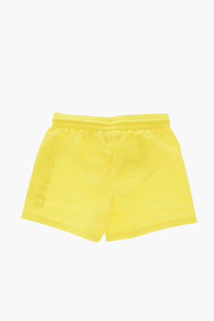logo printed solid color MBXDORRY swim shorts