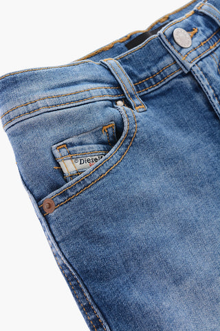 stretch denim PWILLOH-OS shorts