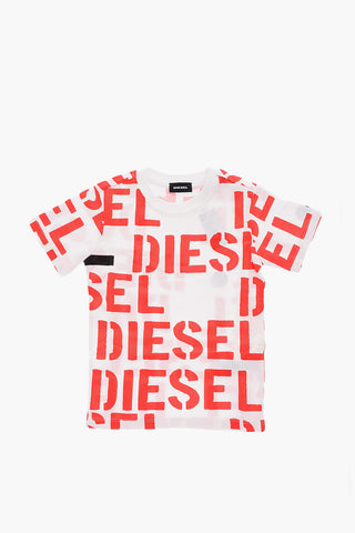 all over logo printed TERNY 9 OS crew-neck t-shirt
