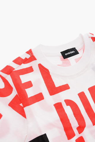 all over logo printed TERNY 9 OS crew-neck t-shirt