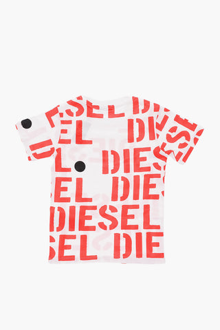 all over logo printed TERNY 9 OS crew-neck t-shirt