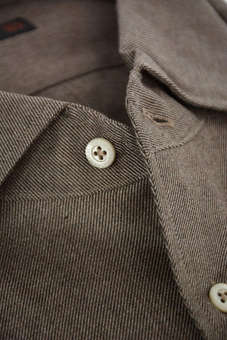 ID Twill Cotton Shirt with Breast-pocket