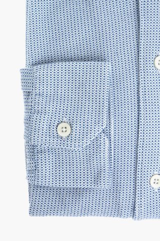 ID Camicia in Cotone con Motivo Diaper e Taschino