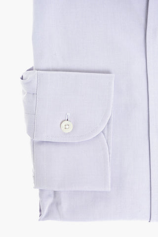 Twill Cotton Shirt with Standard Collar