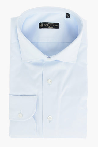 Standard Collar Twill Cotton Shirt