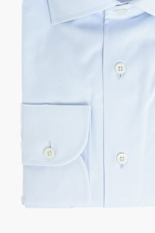 Standard Collar Twill Cotton Shirt