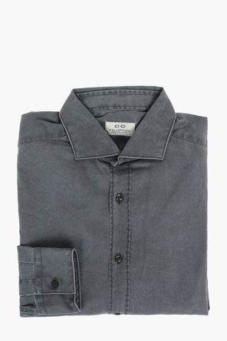CC COLLECTION Selvedge Shirt with Standard Collar