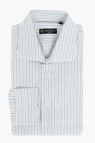 Striped Shirt with Standard Collar