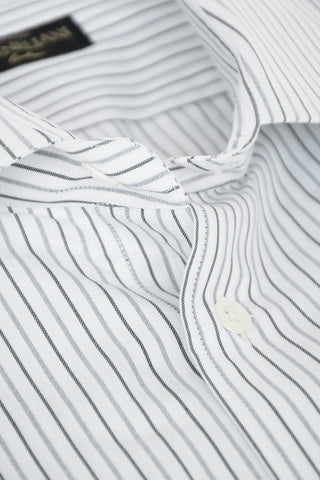 Striped Shirt with Standard Collar