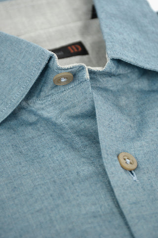 ID Standard Collar Herringbone Cotton Shirt