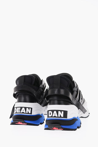 Leather and Fabric THE GIANT Sneakers with Statement Sole