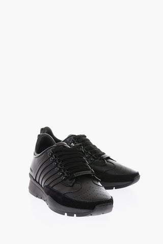 Leather Logoed 251 Sneakers with Stripes Detail