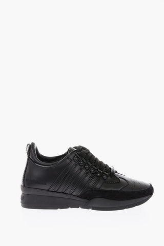 Leather Logoed 251 Sneakers with Stripes Detail