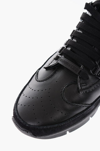 Leather Logoed 251 Sneakers with Stripes Detail