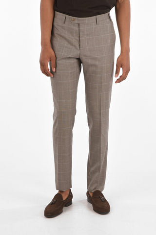 Abito ACADEMY in Lana Vergine in Motivo Windowpane con Revers Classico