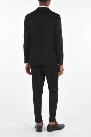 CC COLLECTION Technical Fabric RESET Suit with Iconic Beetle Brooch