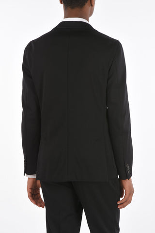 CC COLLECTION Technical Fabric RESET Suit with Iconic Beetle Brooch