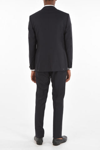 Virgin Wool MANTUA 3-piece Suit with Peak Lapel