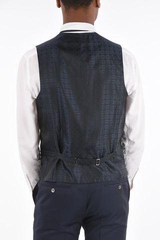 Dreiteiliger Anzug CERIM.ACADEMY mit Details aus Satin